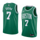 NBA Boston Celtics Green with White Name #7 BROWN Jersey High Quality Name and Number Print
