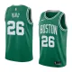 NBA Boston Celtics Green with White Name #26 BIRD Jersey High Quality Name and Number Print