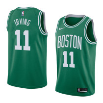 NBA Boston Celtics Green with White Name #11 IRVING Jersey High Quality Name and Number Print