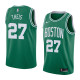 NBA Boston Celtics Green with White Name #27 THEIS Jersey High Quality Name and Number Print