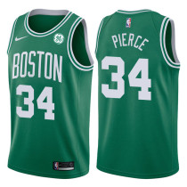 NBA Boston Celtics Green with White Name #34 PIERECE Jersey High Quality Name and Number Print