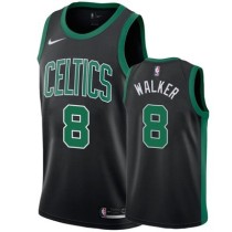 NBA Boston Celtics Black #8 WALKER Jersey High Quality Name and Number Print