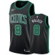 NBA Boston Celtics Black #8 WALKER Jersey High Quality Name and Number Print