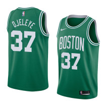 NBA Boston Celtics Green with White Name #37 DJELEYE Jersey High Quality Name and Number Print