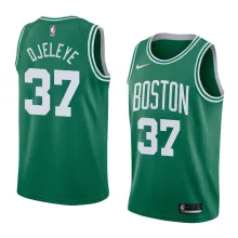 NBA Boston Celtics Green with White Name #37 DJELEYE Jersey High Quality Name and Number Print