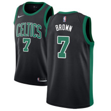 NBA Boston Celtics Black #7 BROWN Jersey High Quality Name and Number Print