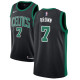 NBA Boston Celtics Black #7 BROWN Jersey High Quality Name and Number Print