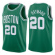 NBA Boston Celtics Green with White Name #20 HAYWARD Jersey High Quality Name and Number Print