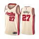 NBA Portland Trail Blazers Beige #27 NURKIC Jersey High Quality Name and Number Print