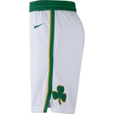 NBA Boston Celtics White Pant Short High Quality Name and Number Print