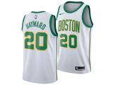 NBA Boston Celtics White with Gold Green Name #20 HAYWARD Jersey High Quality Name and Number Print