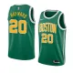NBA Boston Celtics Green with Yellow Name #20 HAYWARD Jersey High Quality Name and Number Print