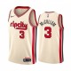 NBA Portland Trail Blazers Beige #3 McCOLLUM Jersey High Quality Name and Number Print