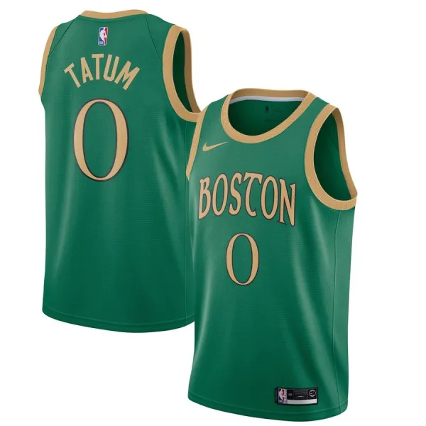 NBA Boston Celtics Green New City19-20 #0 TATUM Jersey High Quality Name and Number Print