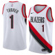 NBA Portland Trail Blazers White # 1 TURNER Jersey High Quality Name and Number Print