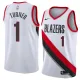 NBA Portland Trail Blazers White # 1 TURNER Jersey High Quality Name and Number Print