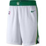 NBA Boston Celtics White Pant Short High Quality Name and Number Print