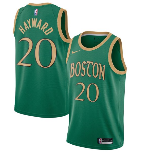 NBA Boston Celtics Green New City19-20 #20 HAYWARD Jersey High Quality Name and Number Print