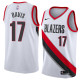 NBA Portland Trail Blazers White #17 DAVIS Jersey High Quality Name and Number Print