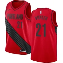 NBA Portland Trail Blazers Red #21 VONLEH Jersey High Quality Name and Number Print