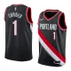 NBA Portland Trail Blazers Black #1 TURNER Jersey High Quality Name and Number Print