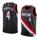 NBA Portland Trail Blazers Black #4 HARKLESS Jersey High Quality Name and Number Print