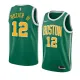 NBA Boston Celtics Green with Yellow Name #12 ROZIER Jersey High Quality Name and Number Print