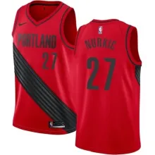 NBA Portland Trail Blazers Red #27 NURKIC Jersey High Quality Name and Number Print