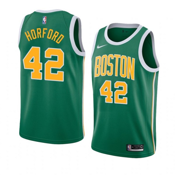 NBA Boston Celtics Green with Yellow Name Jersey High Quality Name and Number Print