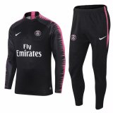 18-19 PSG Black Sweater Tracksuit Thai Quality