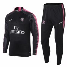 18-19 PSG Black Sweater Tracksuit Thai Quality