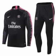18-19 PSG Black Sweater Tracksuit Thai Quality