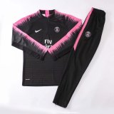 18-19 PSG Black Sweater Tracksuit Thai Quality