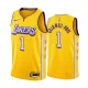 NBA Los Angeles Lakers 19-20 New Yellow #1 CALD WELL-POPE Jersey High Quality Name and Number Print
