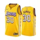 NBA Los Angeles Lakers 19-20 New Yellow #30 DANIELS Jersey High Quality Name and Number Print