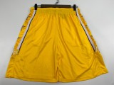 NBA Men Los Angeles Lakers 19-20 New Yellow Pant Short High Quality
