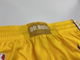 NBA Men Los Angeles Lakers 19-20 New Yellow Pant Short High Quality