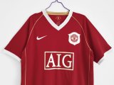 06-07 Man United  Home   Retro Jersey