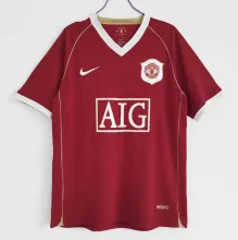 06-07 Man United  Home   Retro Jersey