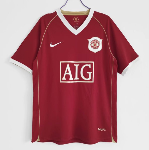 06-07 Man United  Home   Retro Jersey