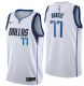 NBA Men Dallas Mavericks White #77 DONCIC Jersey High Quality Name and Number Print