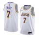NBA Men Los Angeles Lakers #7 McGEE Retro White Round Neck Jersey High Quality Name and Number Print
