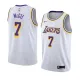 NBA Men Los Angeles Lakers #7 McGEE Retro White Round Neck Jersey High Quality Name and Number Print