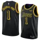 NBA Men Los Angeles Lakers Black #1 CALD WELL-POPE Round Neck Jersey High Quality Name and Number Print