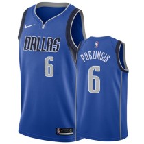 NBA Men Dallas Mavericks Blue #6 PORZINGIS Jersey High Quality Name and Number Print
