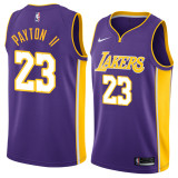 NBA Men Los Angeles Lakers Purple #23 PAYTON V-neck Jersey High Quality Name and Number Print