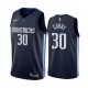 NBA Men Dallas Mavericks Dark Blue #30 CURRY Jersey High Quality Name and Number Print