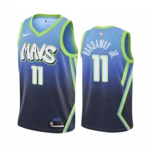 NBA Men Dallas Mavericks Gradient Blue #11 HARDAWAY JR. Jersey High Quality Name and Number Print