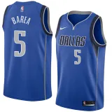 NBA Men Dallas Mavericks Blue #5 BAREA Jersey High Quality Name and Number Print