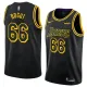 NBA Men Los Angeles Lakers Black #66 BOGUT Round Neck Jersey High Quality Name and Number Print